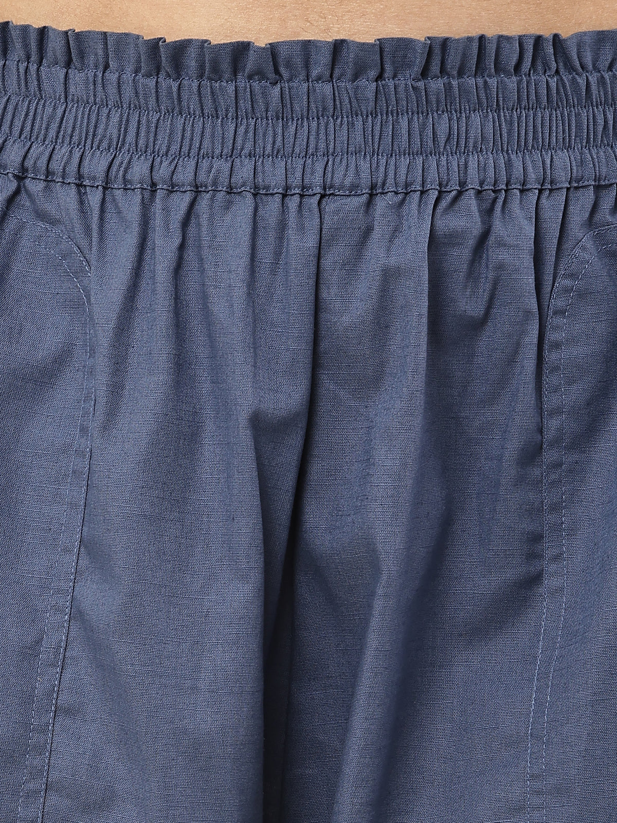Relaxed Shorts — Steel Blue