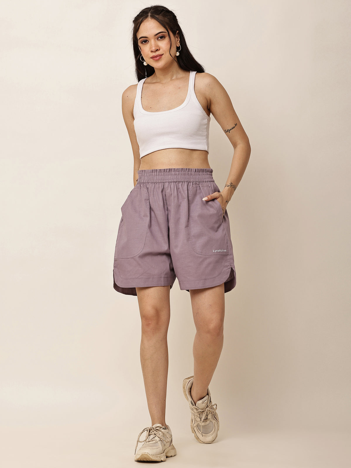 Relaxed Shorts — Lavender