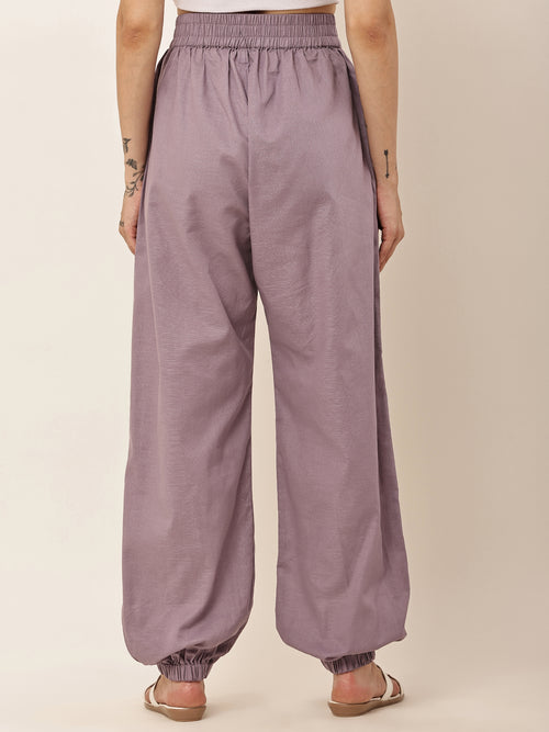 Luna Utility Joggers – Lavender